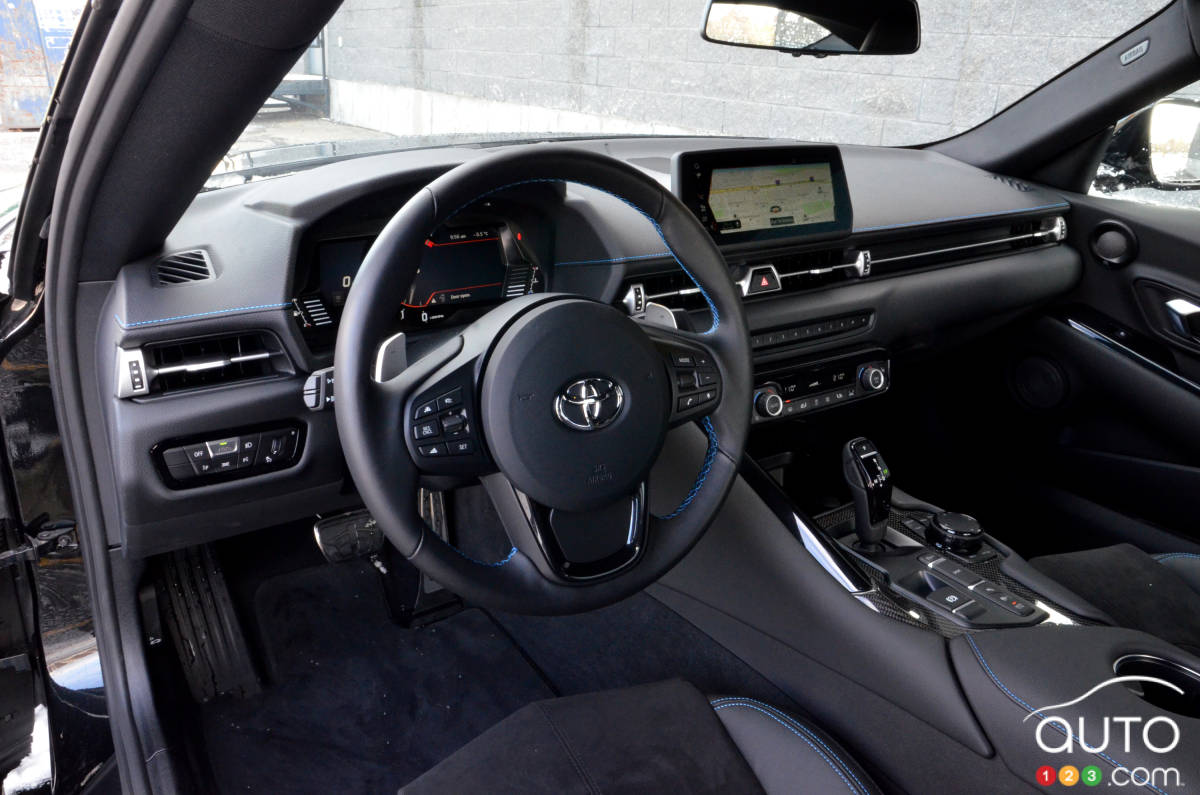 Toyota Supra 2021, intérieur